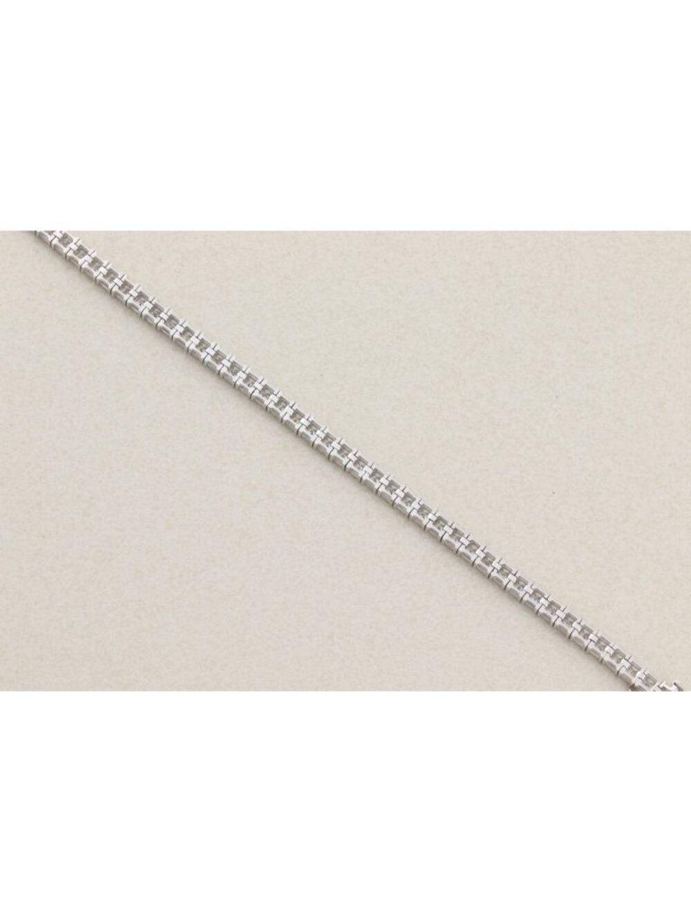 Sterling Silver Sparkly Brilliant Princess Cut Cubic Zirconia Tennis Bracelet - Picture 7 of 8